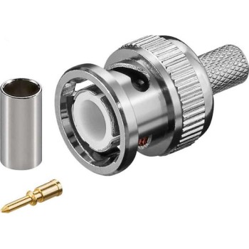 GBC 30.2892.02 - BNC Βύσμα Αρσενικό πρέσσας RG59 Αντάπτορς Onetrade